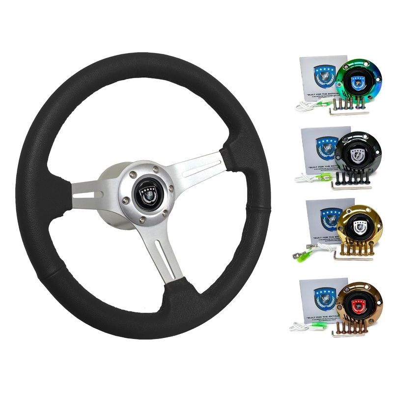 1986-90 BMW M3 Steering Wheel Kit | Black Leather | ST3014BLK