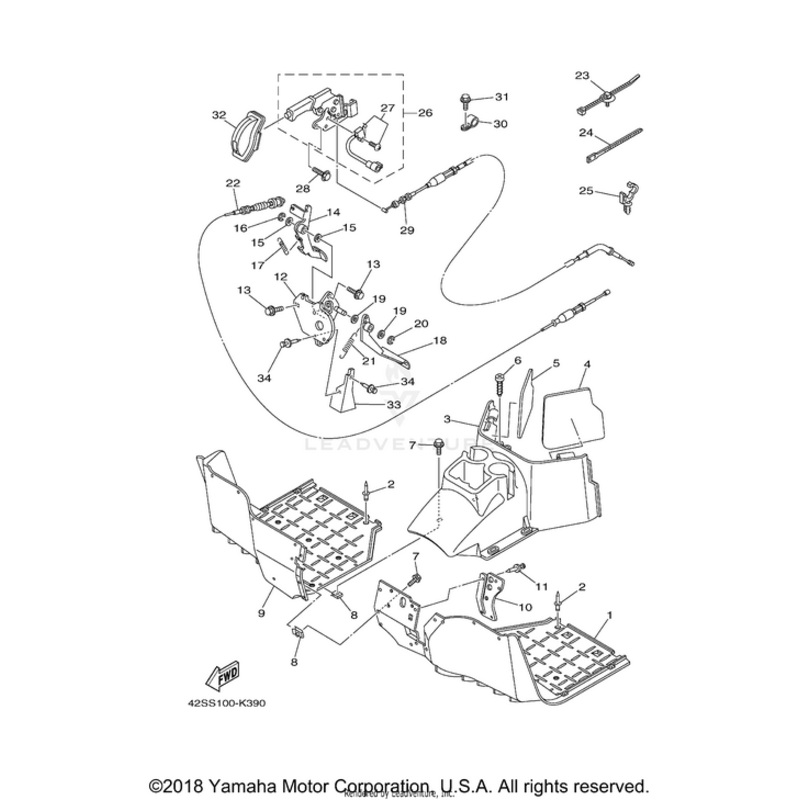 Brake Pedal by Yamaha