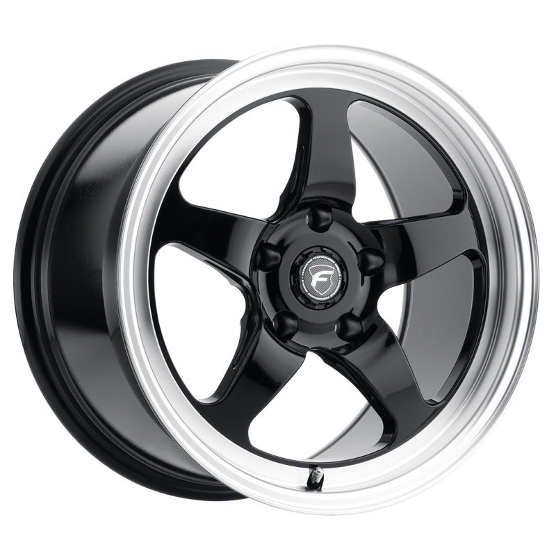 Forgestar D5 Drag 18×5.0 / 5×115 BP / ET-37 / 1.5in BS Gloss Black Wheel