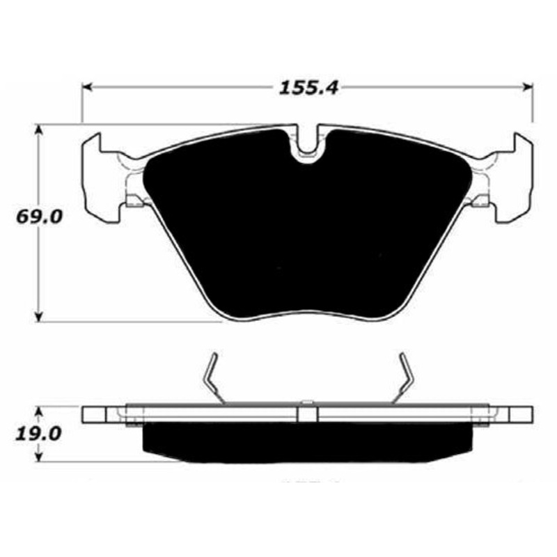 Porterfield Brake Pads for 2013 BMW Z4 35is