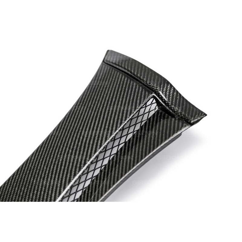 Seibon 08-14 Subaru STI Carbon Fiber Fender Caps