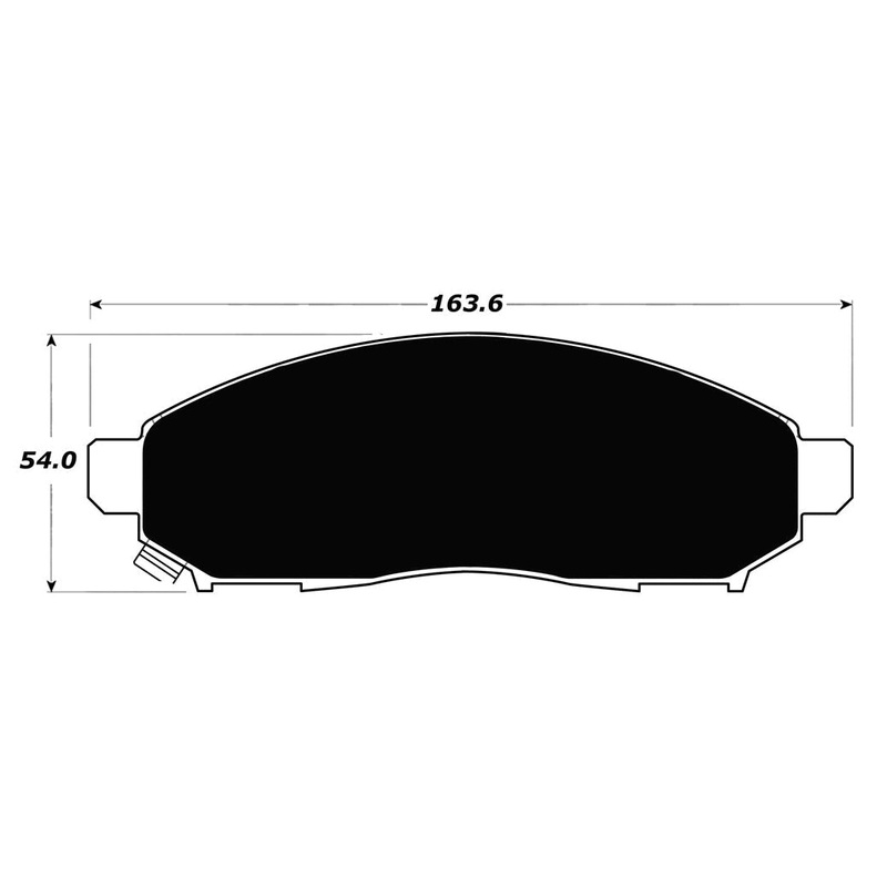 Porterfield Brake Pads for 2016 NISSAN FRONTIER 2WD