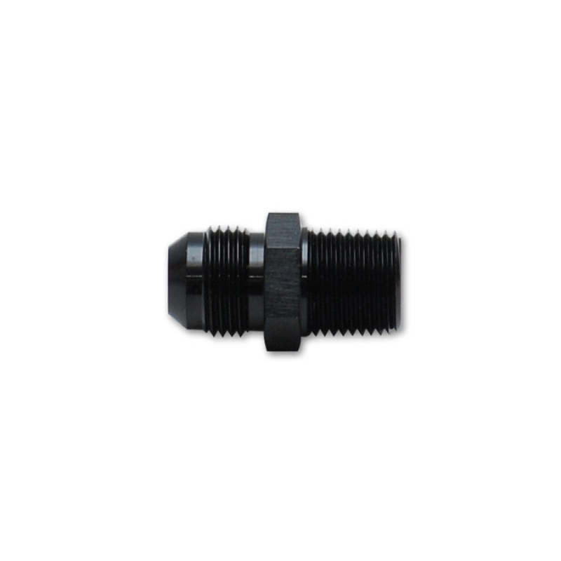 Vibrant -12AN to 1/2in NPT Straight Adapter Fitting – Aluminum