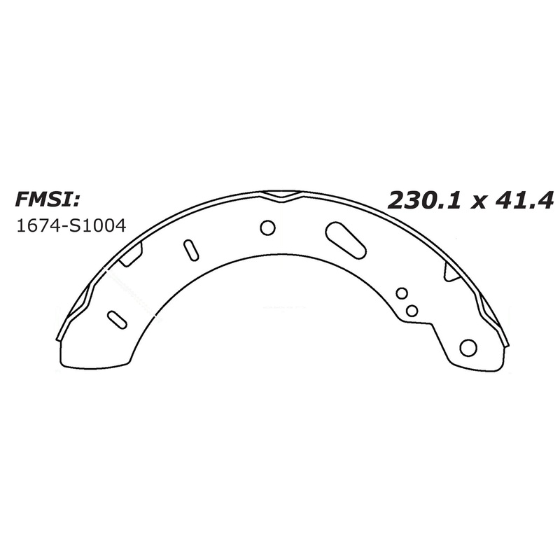 Porterfield Brake Shoes for 2016 FORD FOCUS R/Drum