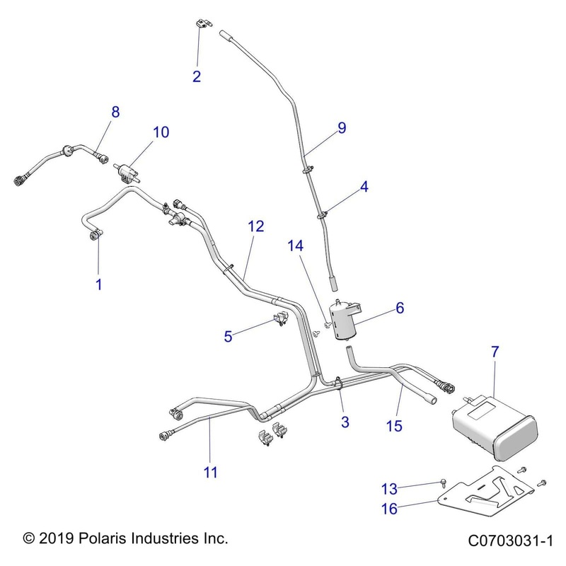 Supply Fuel Line Assembly by Polaris