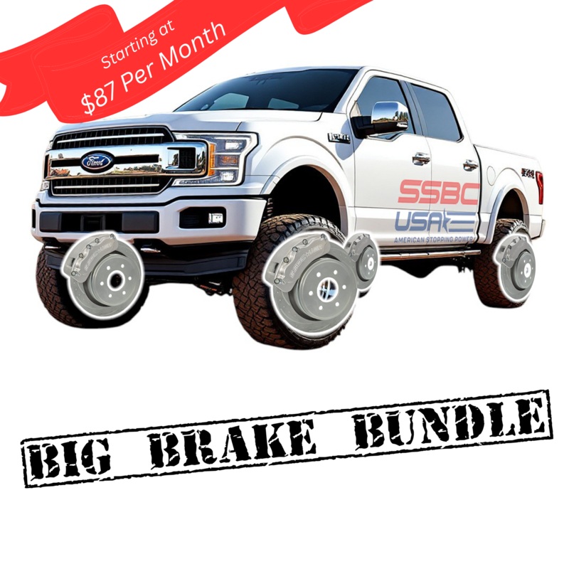 American Made 4 Wheel Brawler LT Direct Fit Billet Aluminum Big Brake Bundle. A415-2021-BBB