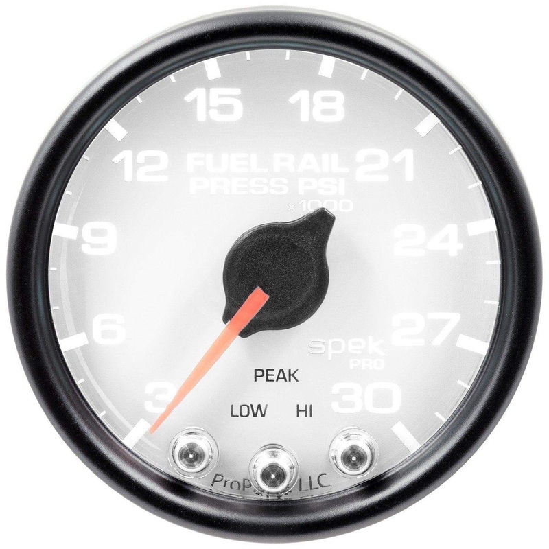Autometer Spek-Pro 2 & 1/16″ Rail Press Gauge 30KPSI