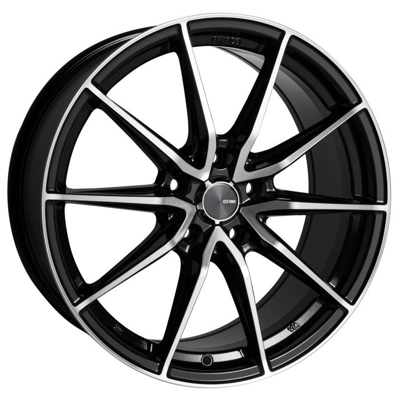 Enkei DRACO 16×7 5×114.3 45mm Offset 72.6 Bore Black Machined Wheel