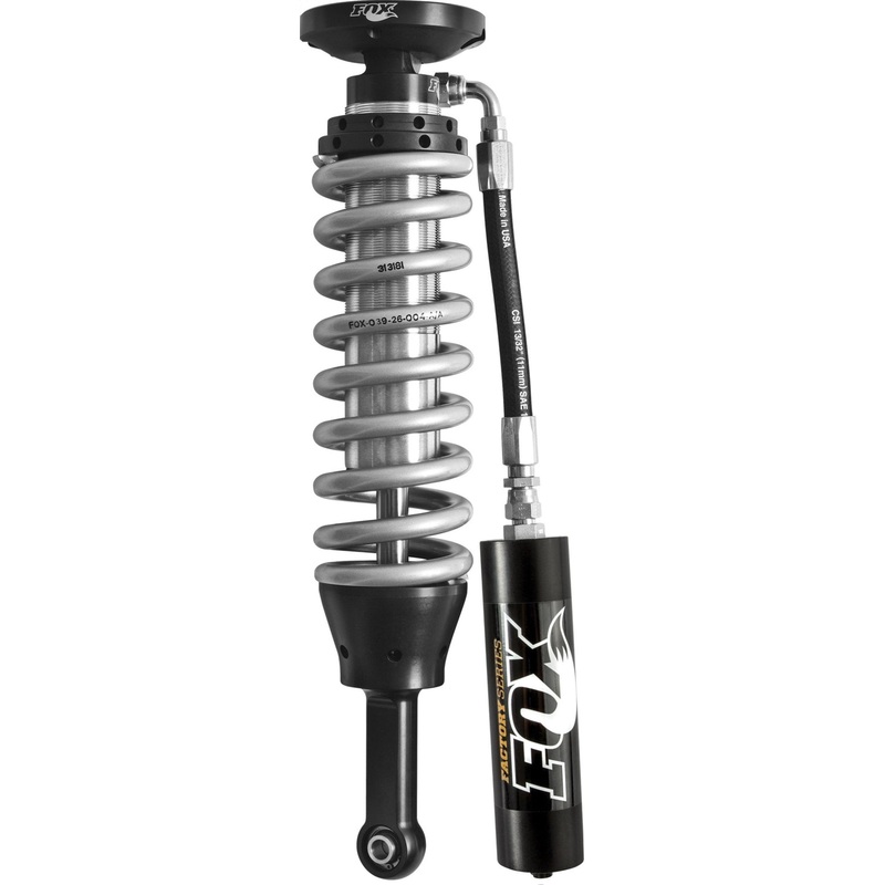 Fox 07+ Tundra 2.5 Factory Series 6.01in. Remote Reservoir Coilover Shock Set – Black/Zinc