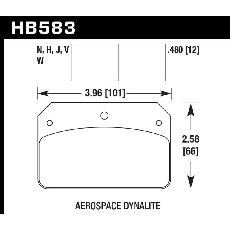 Hawk Ferro-Carbon Black Powder Coat HPS Street Brake Pads – 12mm Pad Thickness