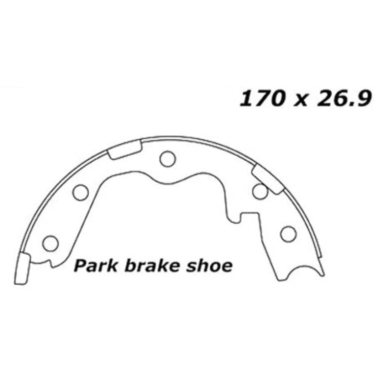 Porterfield Brake Shoes for 1994 NISSAN 300ZX Turbo