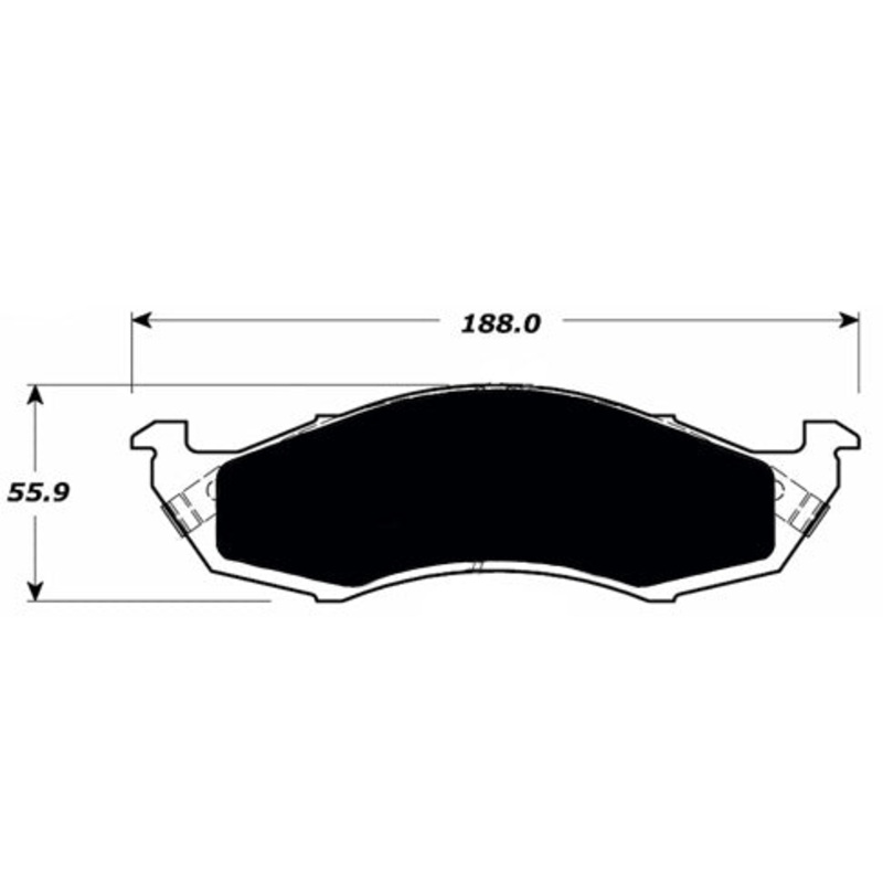 Porterfield Brake Pads for 1999 MERCURY VILLAGER