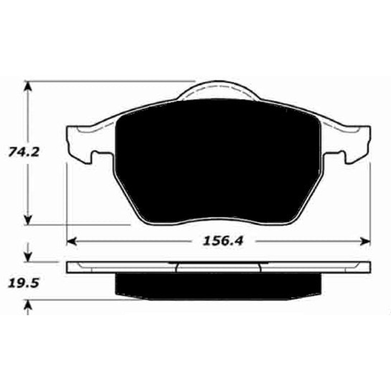 Porterfield Brake Pads for 2005 AUDI A4 – Sedan 3.2L
