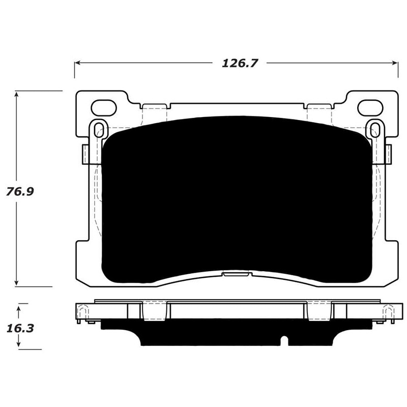 Porterfield Brake Pads for 2015 HYUNDAI EQUUS 5.0L