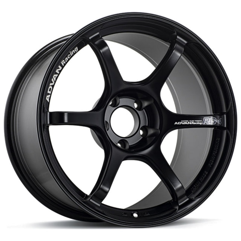 Advan RG-4 Wheel – 17×7.5 +48 | 5×114.3 | Semi Gloss Black