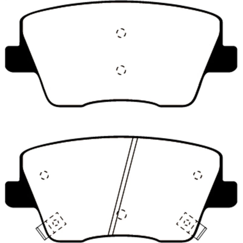 EBC 2019+ Hyundai Veloster (2nd Gen) Bluestuff Rear Brake Pads