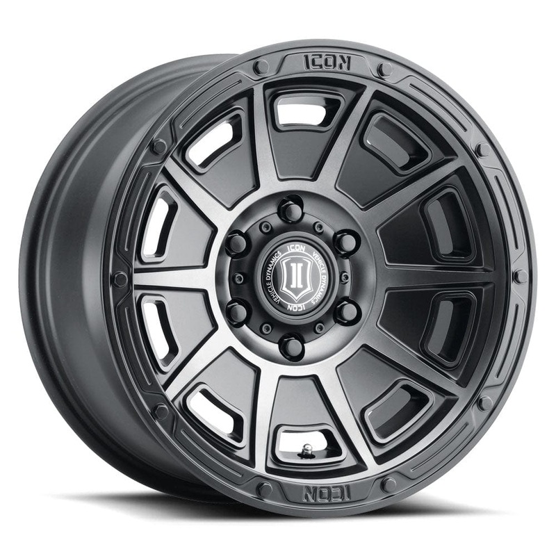 ICON Alloys Victory 17″ 6×139.7 Smoked Satin Black Tint