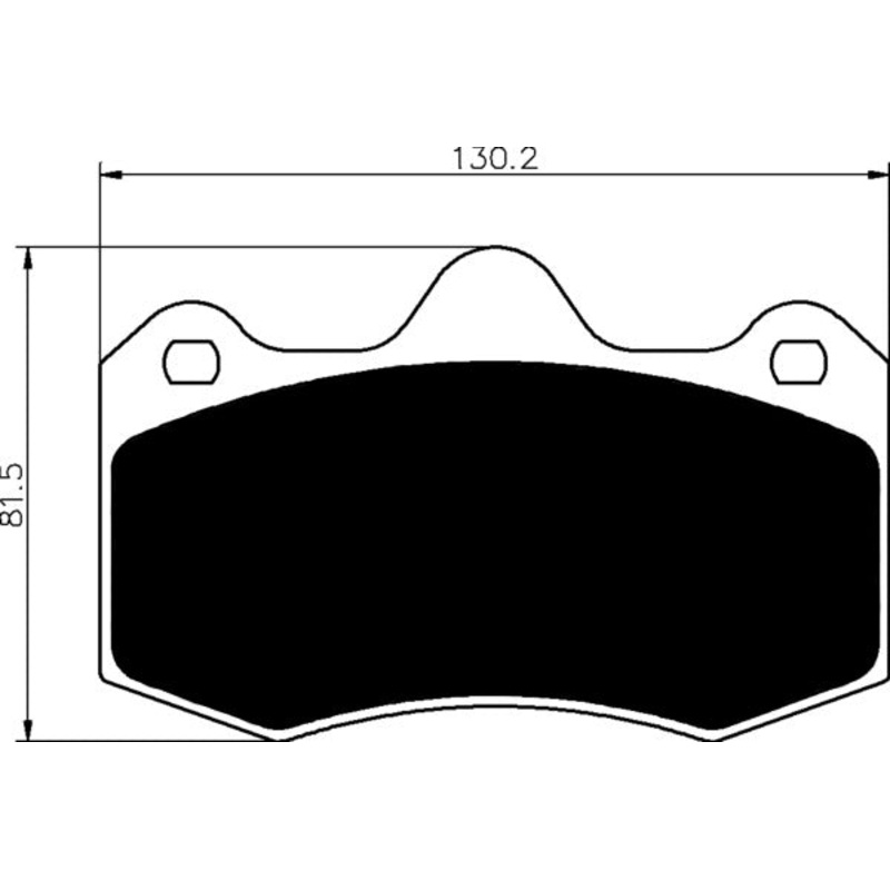 Porterfield Brake Pads for 2010 LOTUS EVORA