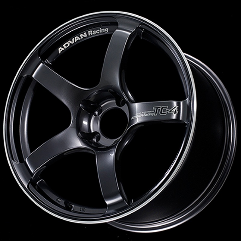 Advan TC4 18×9.5 +45 5-100 Racing Gunmetallic & Ring Wheel