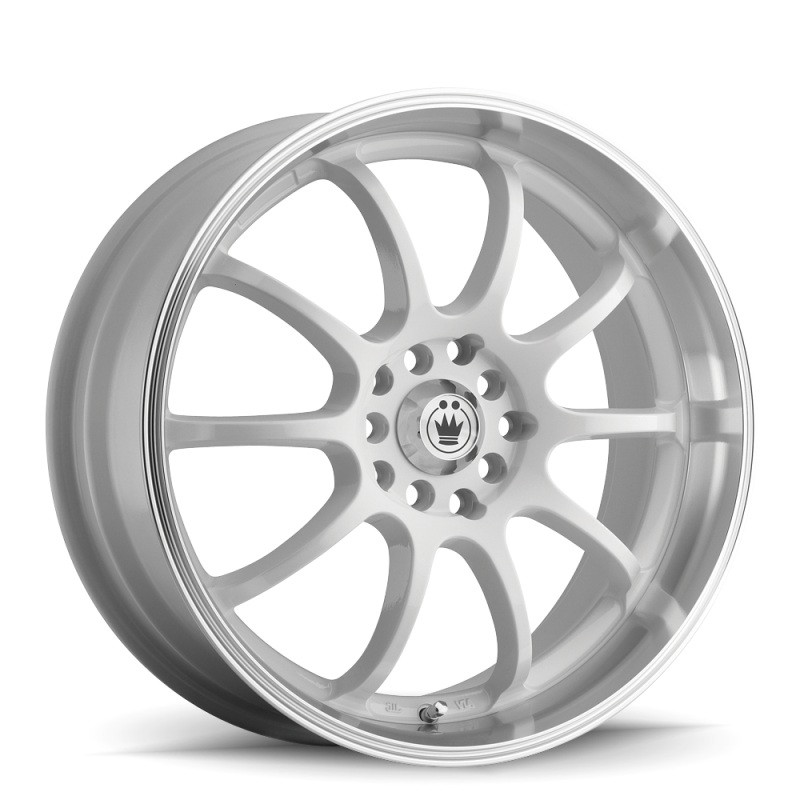 Konig Lightning 16×7 10×100/114.3 ET40 White/Machine Lip