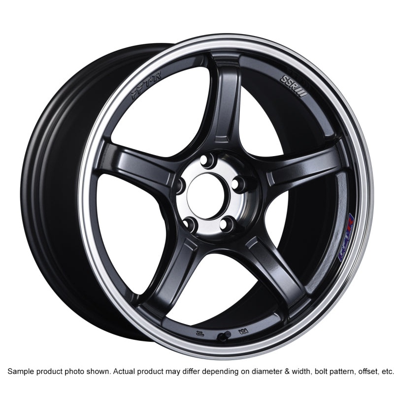 SSR GTX03 18×9.5 5×100 38mm Offset Black Graphite Wheel