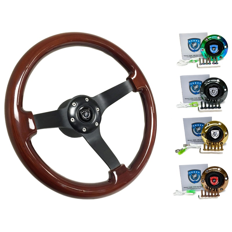 1999-04 Porsche 911 (996) Steering Wheel Kit | Mahogany Wood |  ST3127