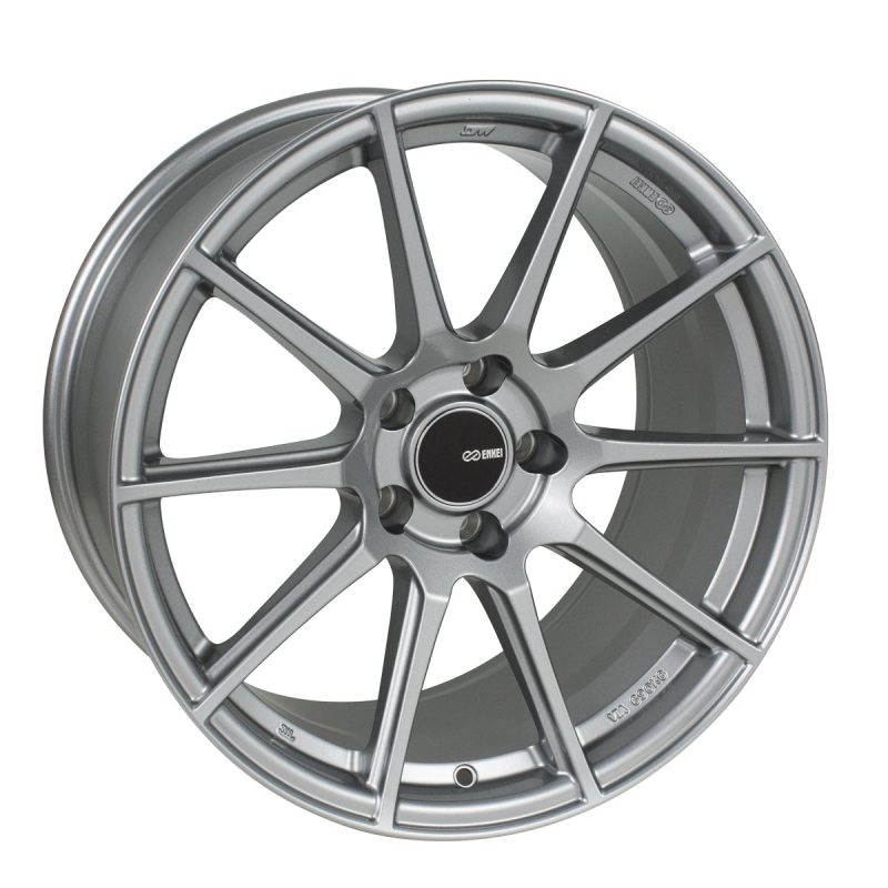 Enkei TS10 18×8 5×114.3 50mm Offset 72.6mm Bore Grey Wheel