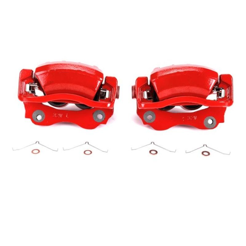 Power Stop 01-05 Lexus IS300 Front Red Calipers w/Brackets – Pair