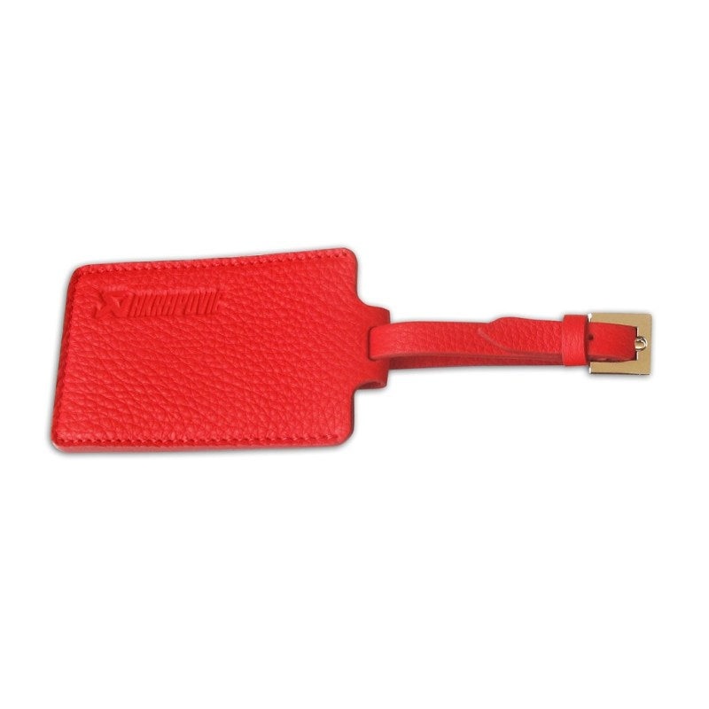 Akrapovic Travel Luggage Tag – red