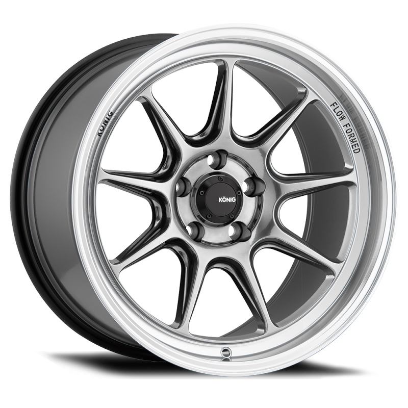 Konig Countergram 18×8.5 5×112 ET43 Hyper Chrome / Machined Lip
