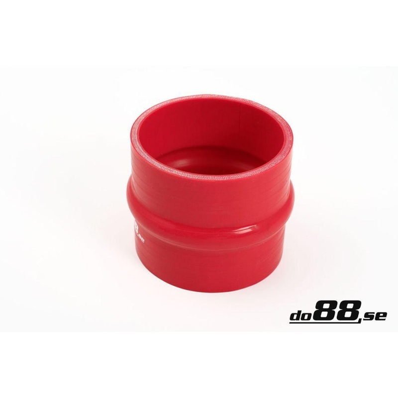 Silicone Hose Red Hump 3,5” (89mm)