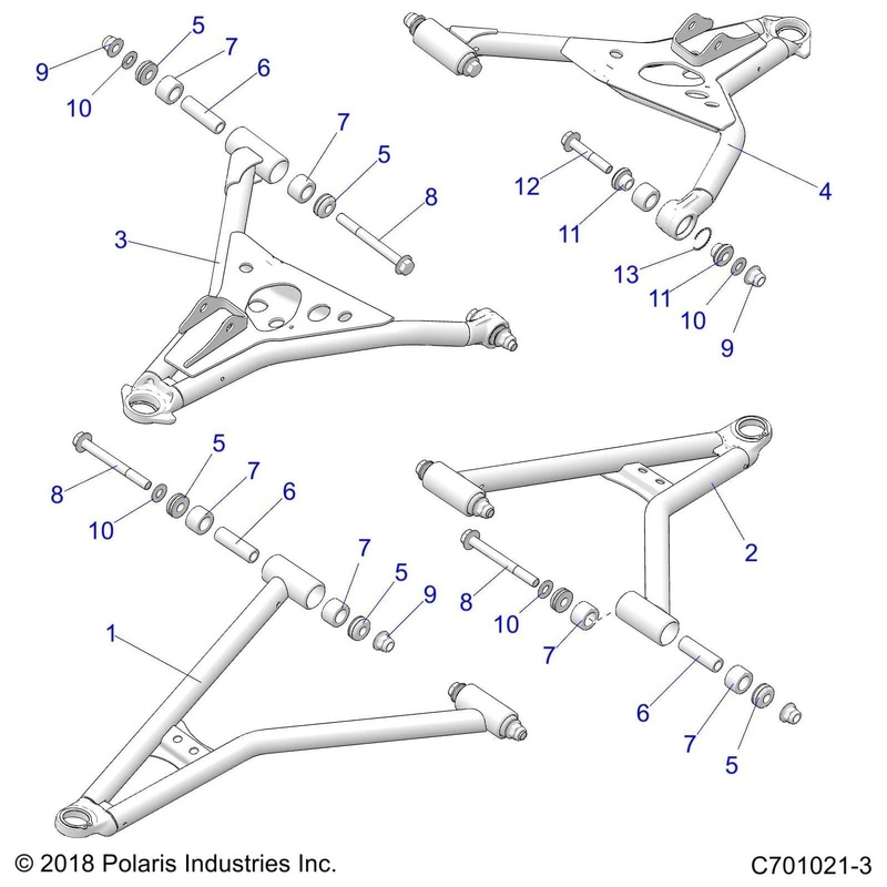 Weld-Ctrl Arm,Upper,Frt,Lh,50,Rd by Polaris