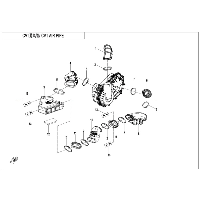 Air Intake Cavity by CF Moto
