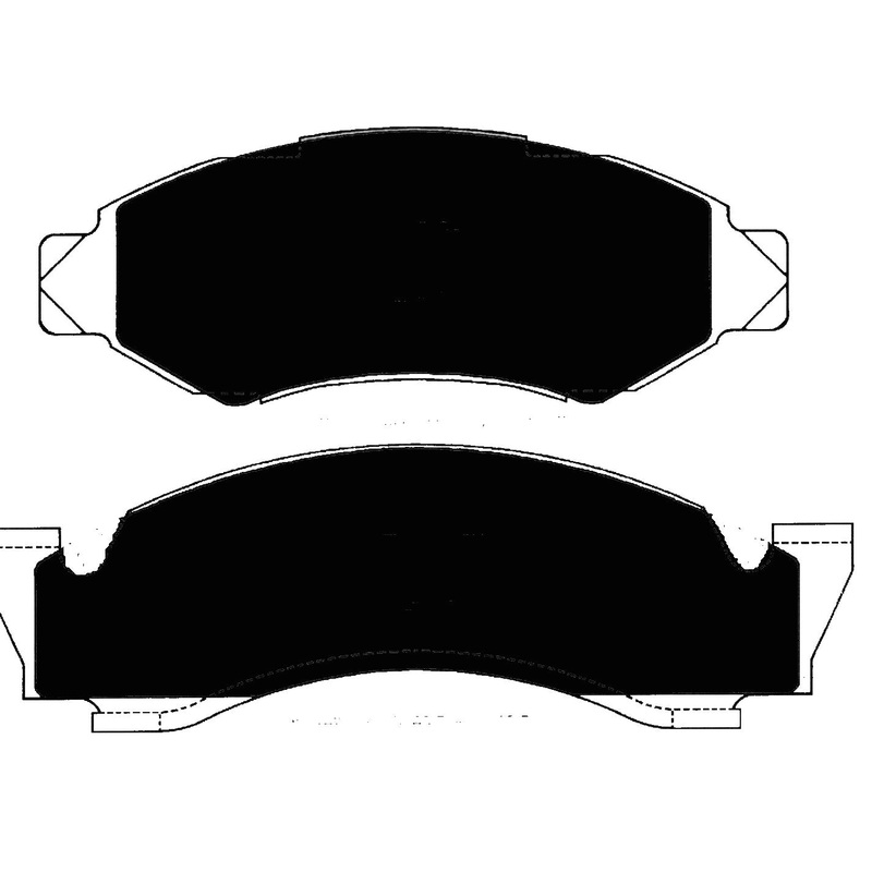 Porterfield Brake Pads for 1974 MERCURY COUGAR