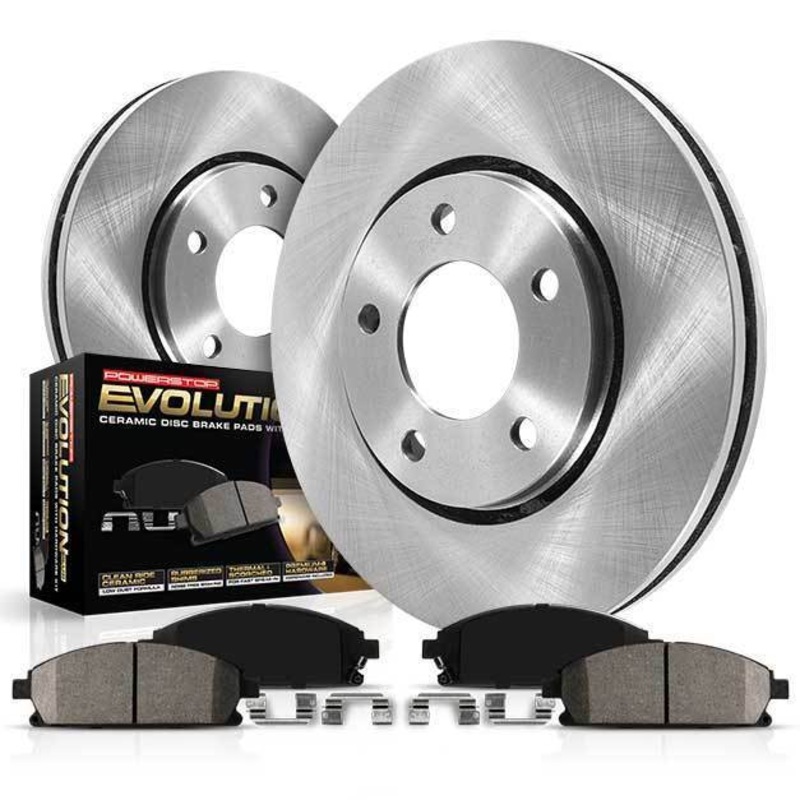 Power Stop Autospecialty Brake Kit – Front | 2015-2021 VW Golf R & GTI Mk7 w/ Performance Brakes (KOE7175)