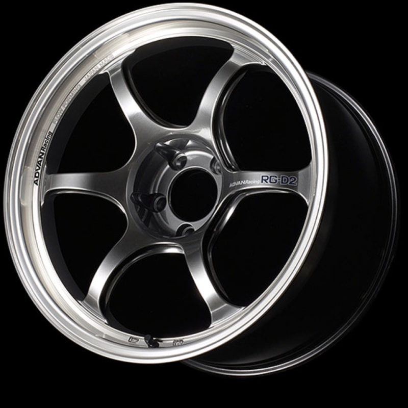 Advan RG-D2 Wheel – 18×9.5 +22 | 5×114.3 | Machining & Racing Hyper Black