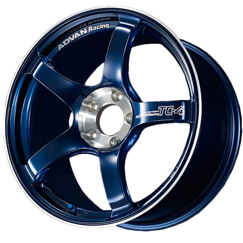 Advan TC-4 Special Edition Wheel – 18×9.0 +35 | 5×114.3 | Racing Indigo Blue & Diamond Cut
