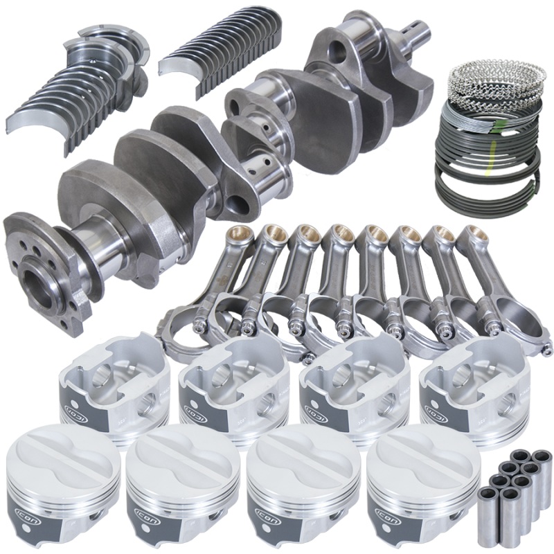 Eagle Chevy 350 3.750in Int Balance Crank 5.700in I-Beam Rod -10cc 4.000in Pistons Rotating Assembly