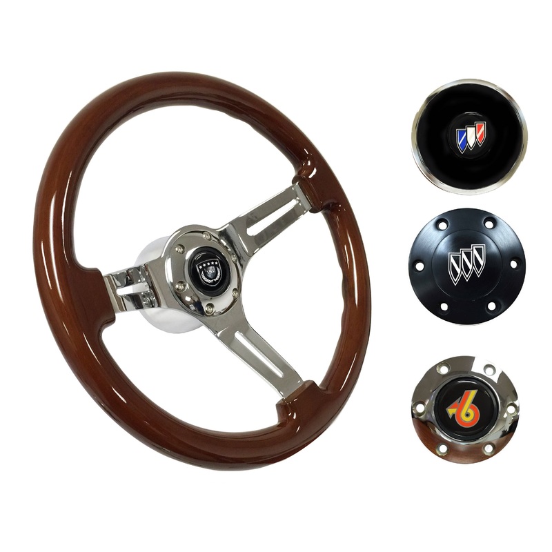 1969-89 Buick Steering Wheel Kit | Mahogany Wood | ST3011