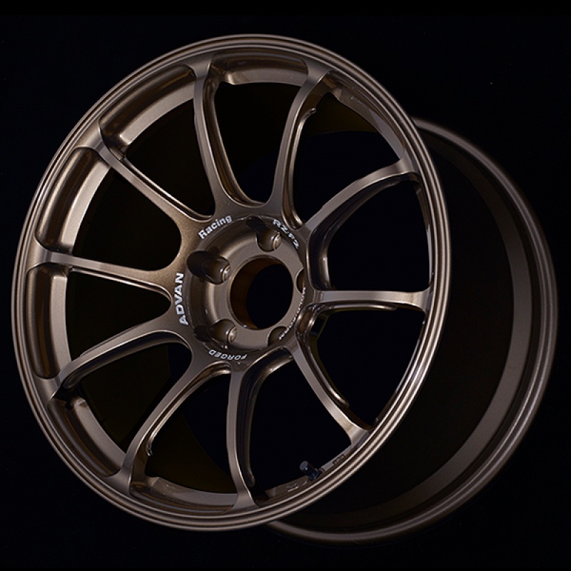 Advan RZ-F2 18×9 +24 5-114.3 Racing Umber Bronze Wheel
