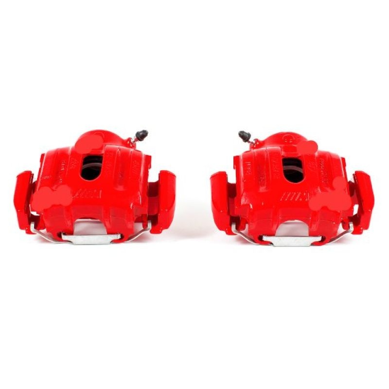 PowerStop Power Stop 95-99 BMW M3 Front Red Calipers w/Brackets – Pair