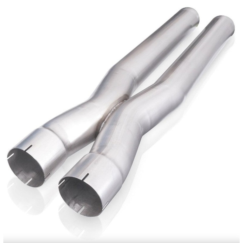 Stainless Works 3in X-Pipe (Parallel) w/ 4.125in Center-to-Center – 3in ID Expanded Inlets