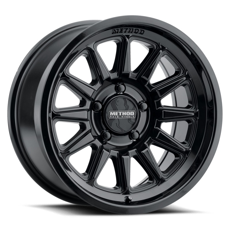 Method MR323 17×8.5 0mm Offset 6×5.5 106.25mm Centerbore Gloss Black