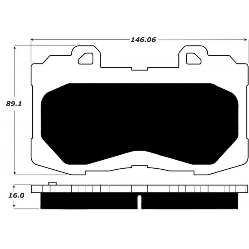 Porterfield Brake Pads for 2017 CHEVROLET COLORADO