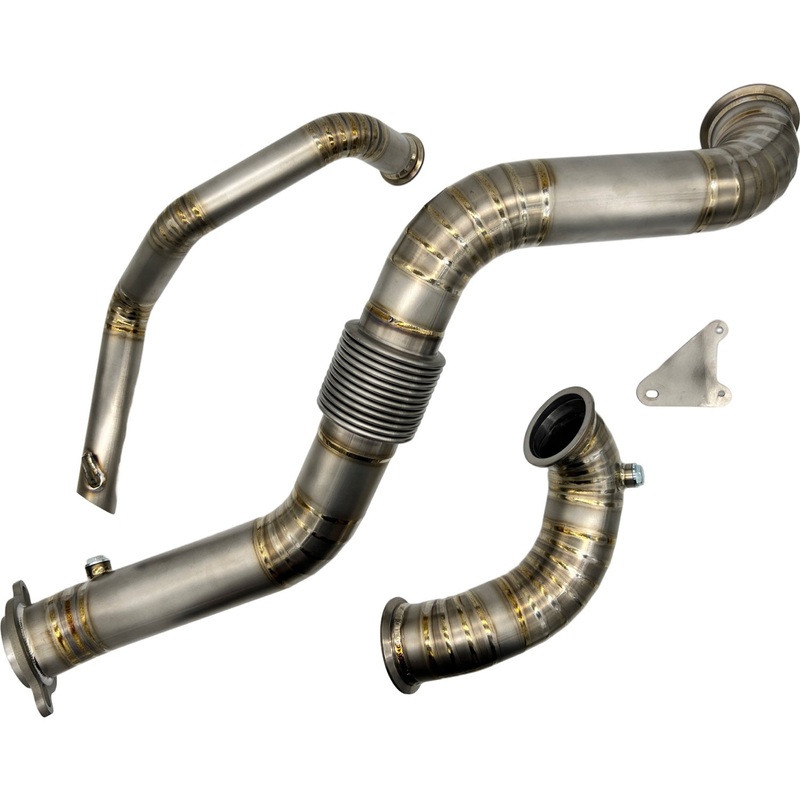 Ballade Sports 00-09 Honda S2000 Titanium 2pc Downpipe & Dump Tube