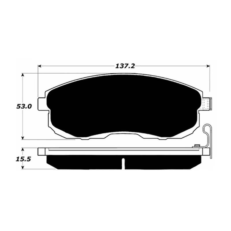Porterfield Brake Pads for 2007 NISSAN ALTIMA