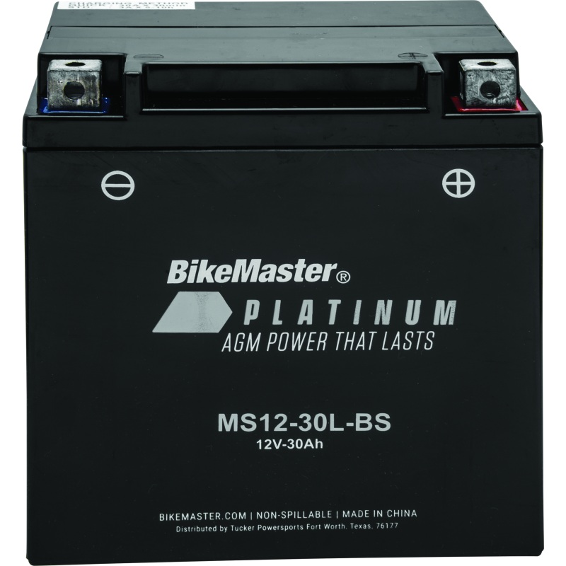 BikeMaster AGM Battery – MS12-30L-BS
