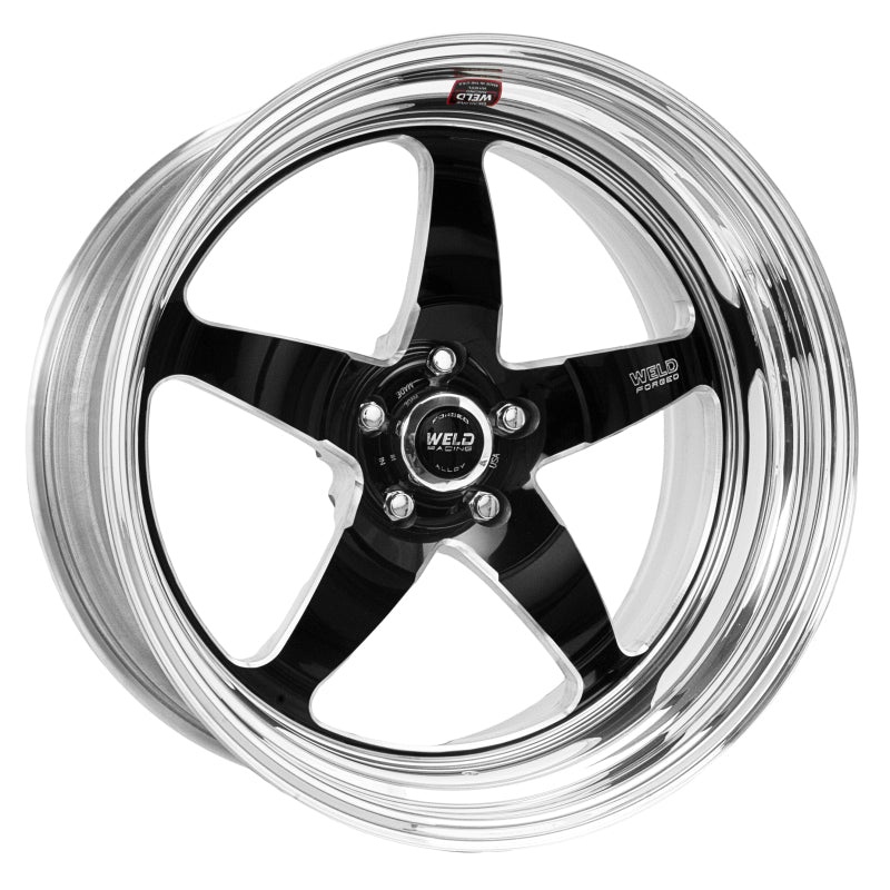 Weld S71 20×10 / 5×4.75 BP / 4.8in. BS Black Wheel (High Pad) – Non-Beadlock