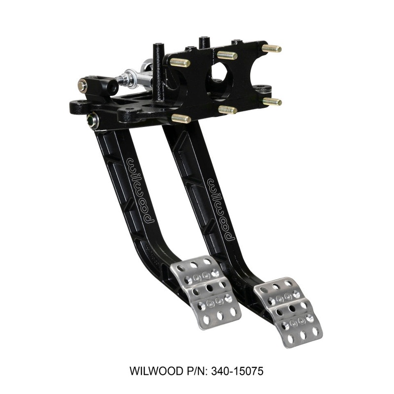 Wilwood Adjustable-Trubar Dual Pedal – Brake / Clutch – Rev. Swing Mount -6.25:1 Brake 5.1:1 Clutch