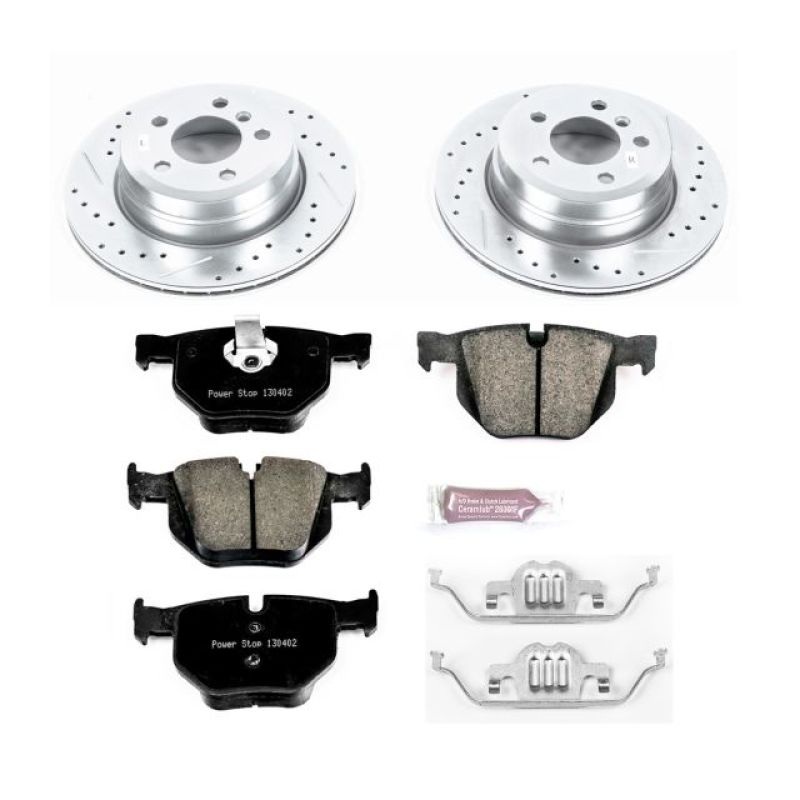 PowerStop Power Stop 07-15 BMW X5 Rear Z23 Evolution Sport Brake Kit
